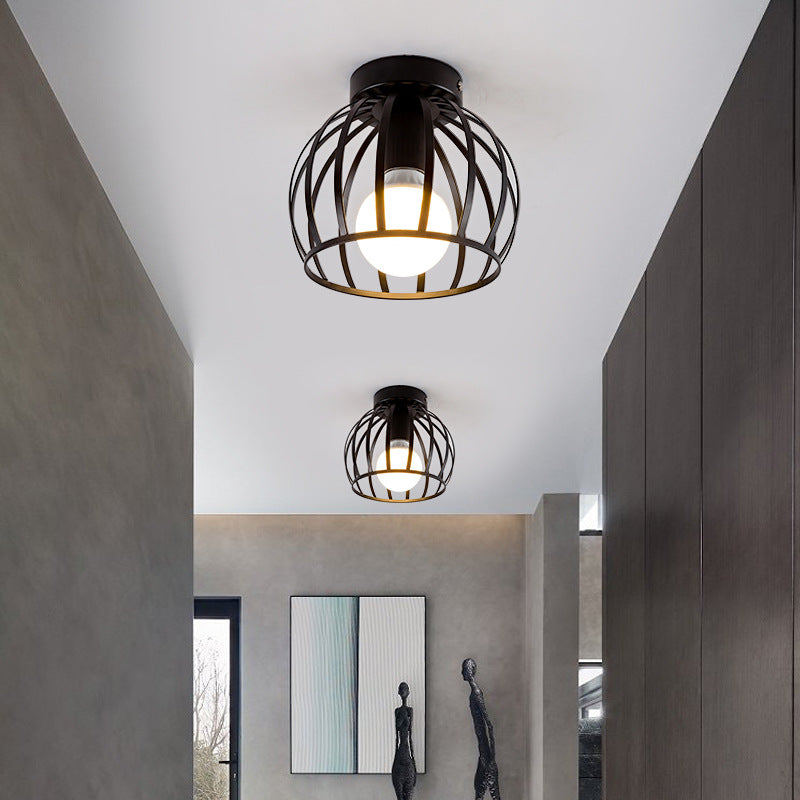 Nordic Wrought Iron Corridor Ceiling Light