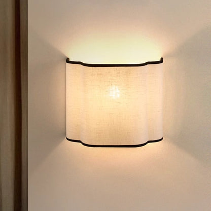 25cm Linen Wabi-Sabi Wall Light / 1pc