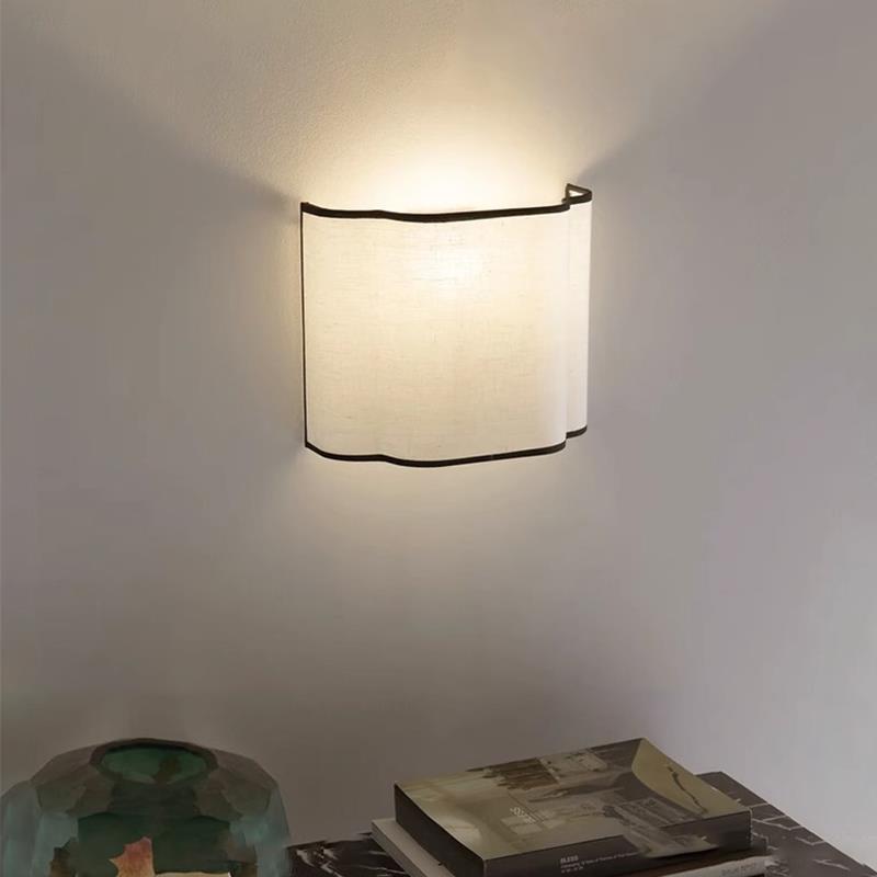 25cm Linen Wabi-Sabi Wall Light