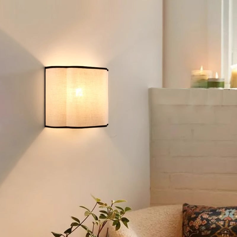25cm Linen Wabi-Sabi Wall Light
