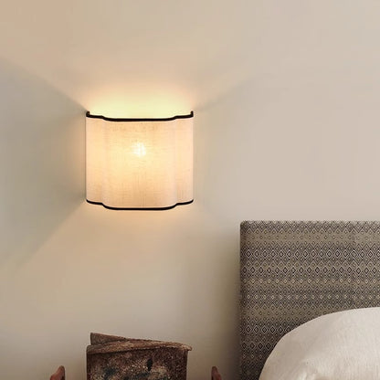 25cm Linen Wabi-Sabi Wall Light