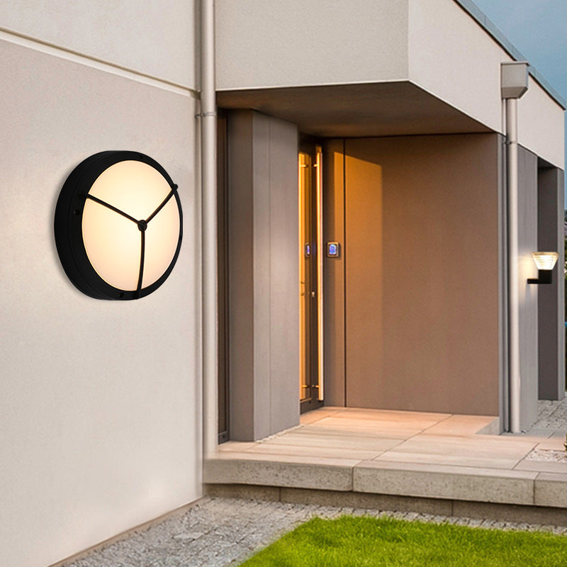 Compact Geometric LED Wall Light / Type A 220 X75mm