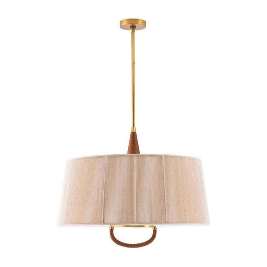 Cotton String Six-Light Pendant Light / Natural