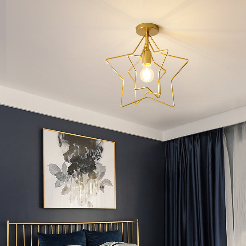 Five-Point Star Nordic Ceiling Light