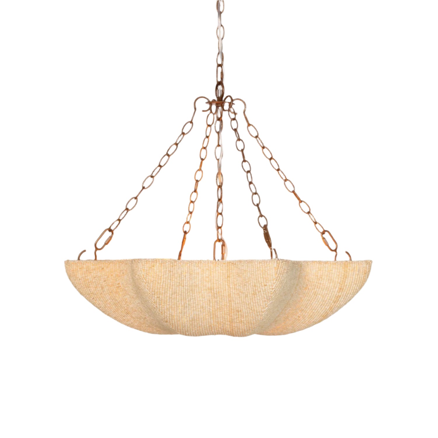 Gold Sculptural Statement Chandelier / Default Title