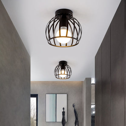 Nordic Wrought Iron Corridor Ceiling Light