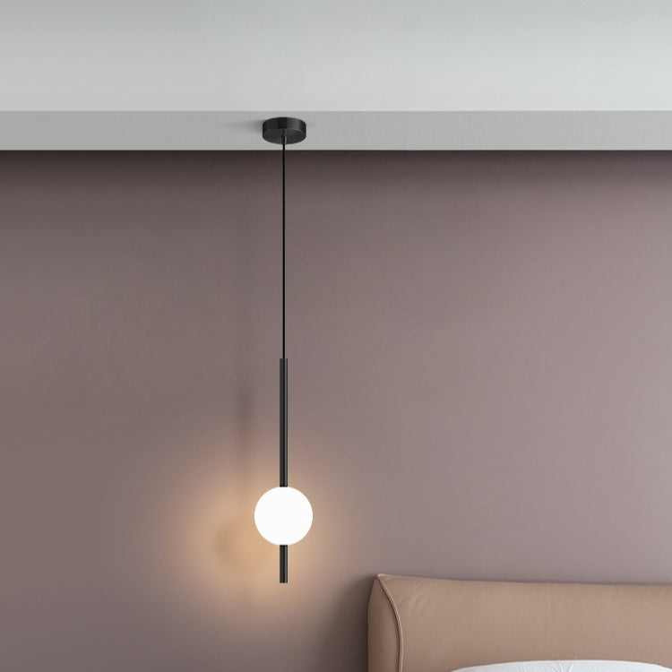 Warm-Light Globe Pendant Light / Golden Double Ball Warm Light