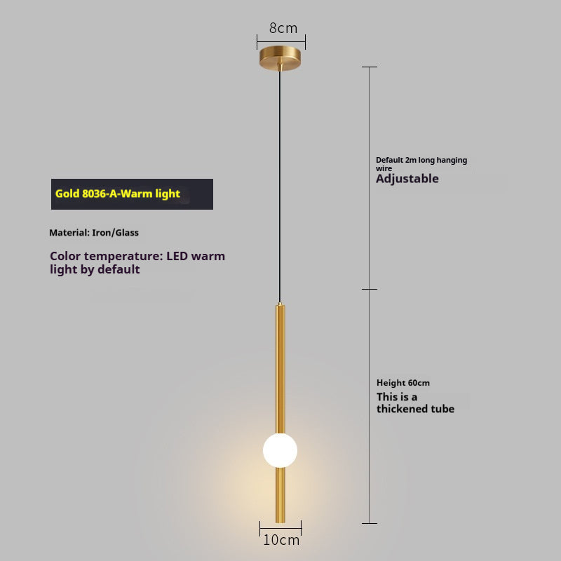 Warm-Light Globe Pendant Light
